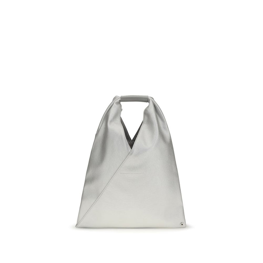 MM6 Maison Margiela 52% Polyurethane 48% Polyethylene top handle bag in silver