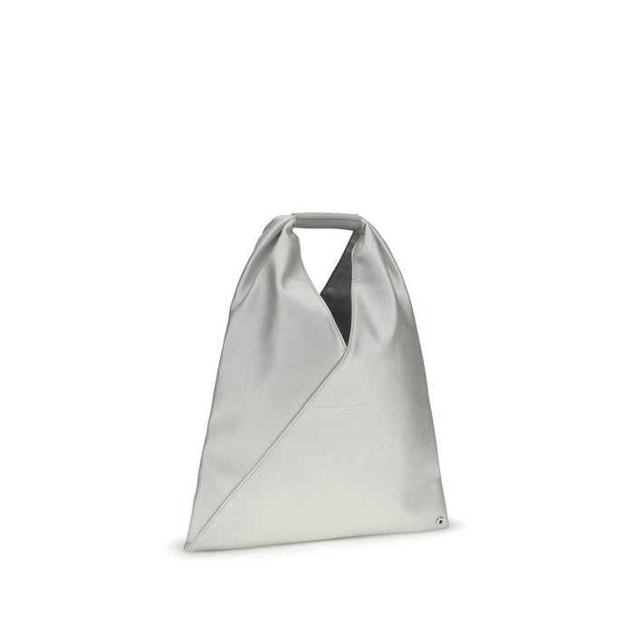 Silver Polyethylene Handbag Bag
