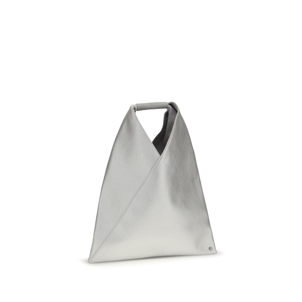 Silver Polyethylene Handbag Bag