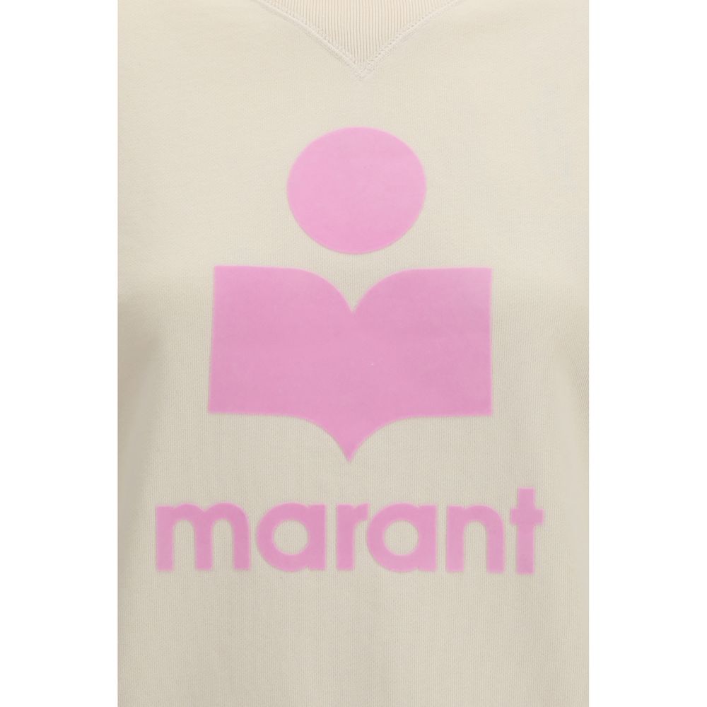 Marant Etoile 88% Cotton sweatshirt in beige — view 3