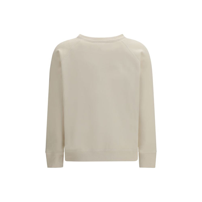 Marant Etoile 88% Cotton sweatshirt in beige — view 2