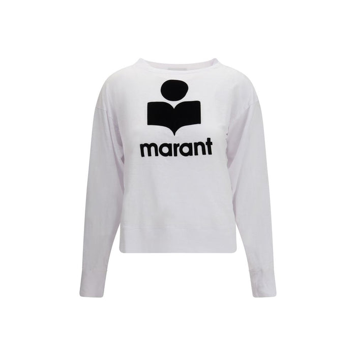 Marant Etoile 100% Linen sweatshirt in white
