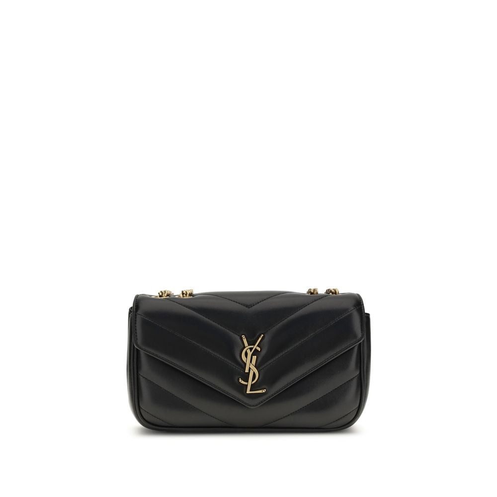 Saint Laurent 100% Lamb shoulder bag in black
