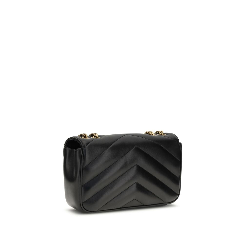 Saint Laurent 100% Lamb shoulder bag in black — view 3