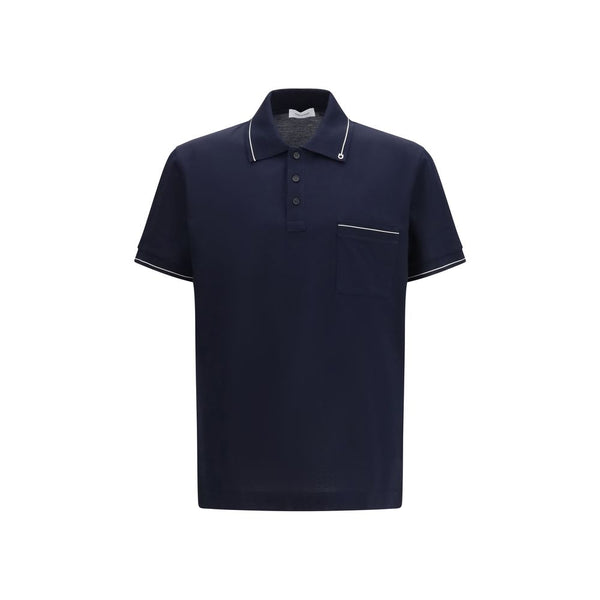 Ferragamo 100% Cotton polo in navy