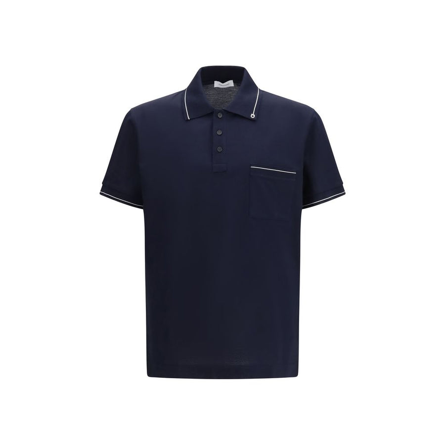 Ferragamo 100% Cotton polo in navy