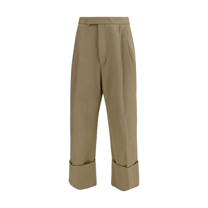 Thom Browne 100% Cotton trousers in beige