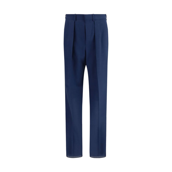 Tom Ford 100% Wool Ovis Aries trousers in navy