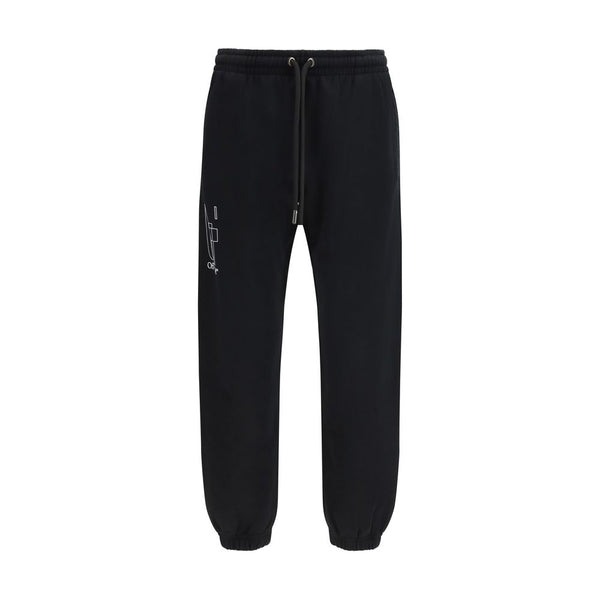 Off-White 100% Cotton joggers in black