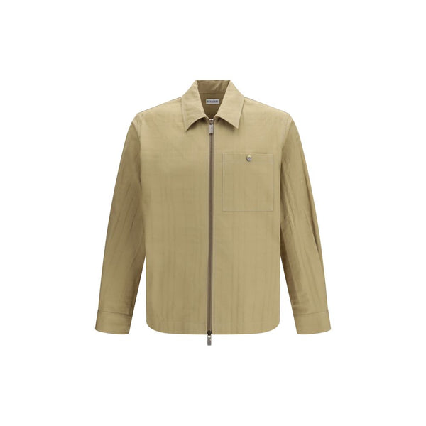 Burberry 100% Cotton shirt jacket in beige