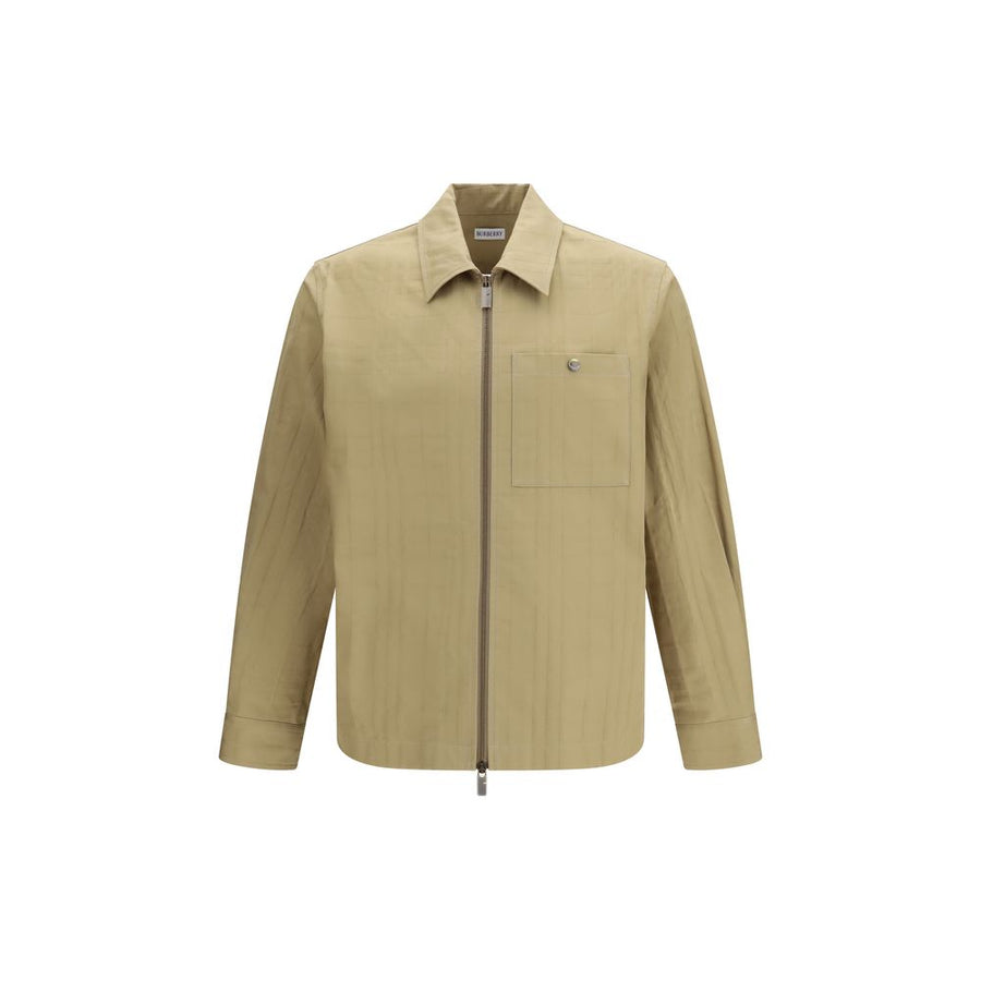 Burberry 100% Cotton shirt jacket in beige