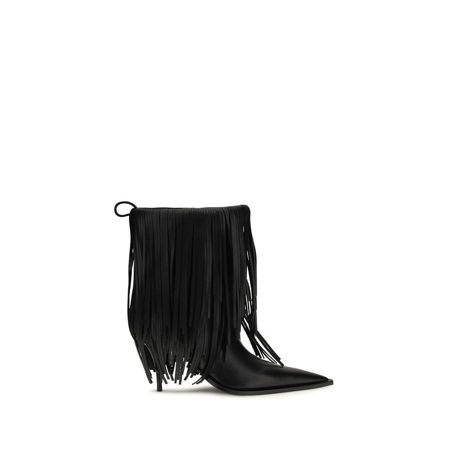 Balenciaga 100% Calf Leather Bos Taurus ankle boot in black