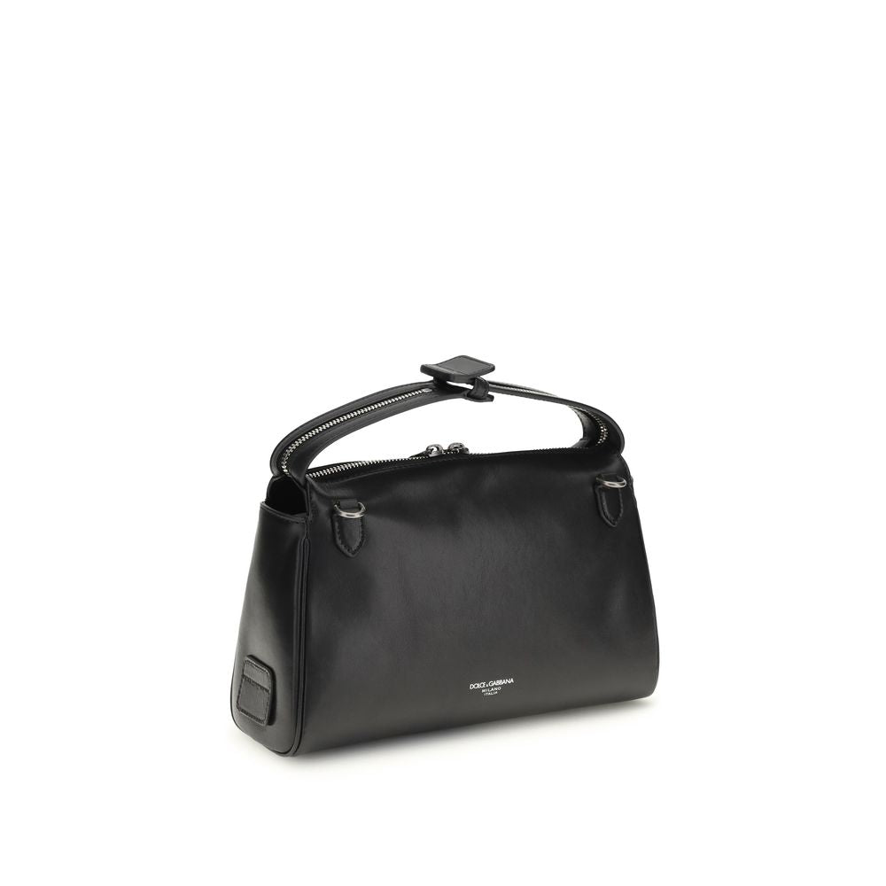 Black Calf Leather Bos Taurus Handbag Bag