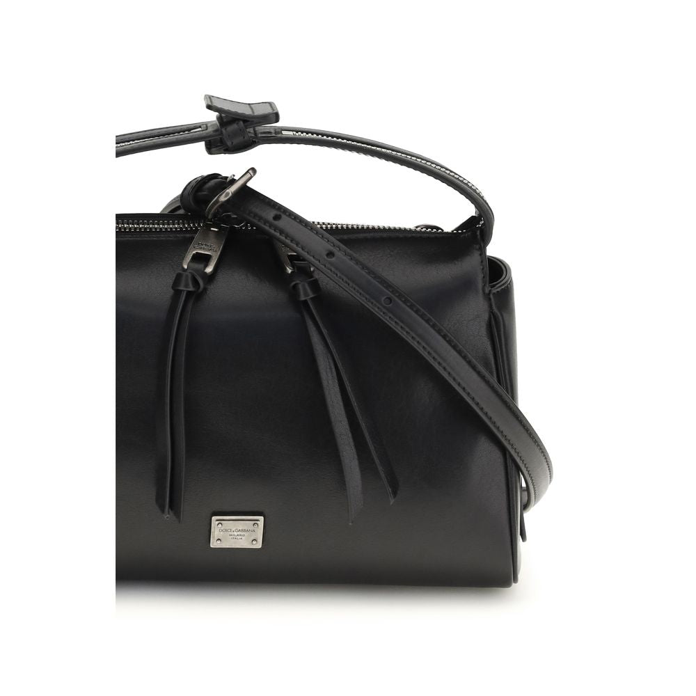 Black Calf Leather Bos Taurus Handbag Bag