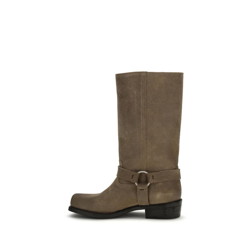 Golden Goose 100% Calf Leather Bos Taurus boot in beige — view 3