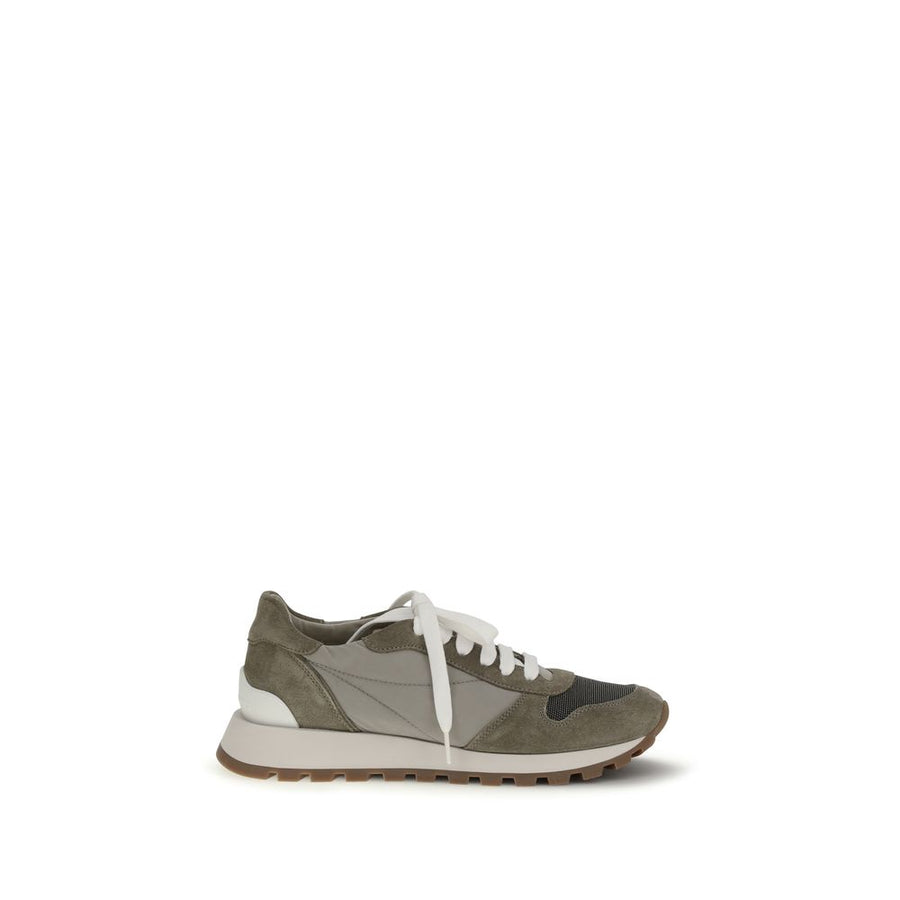 Brunello Cucinelli Upper: 40% Calf Leather Bos Taurus sneaker in brown