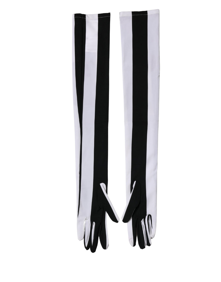 Dolce & Gabbana 72% Nylon gloves in black