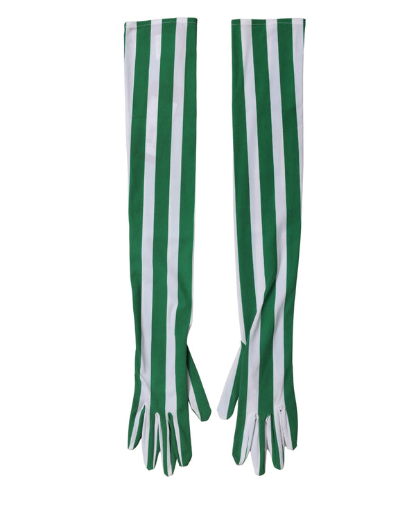 Dolce & Gabbana 72% Nylon gloves in green