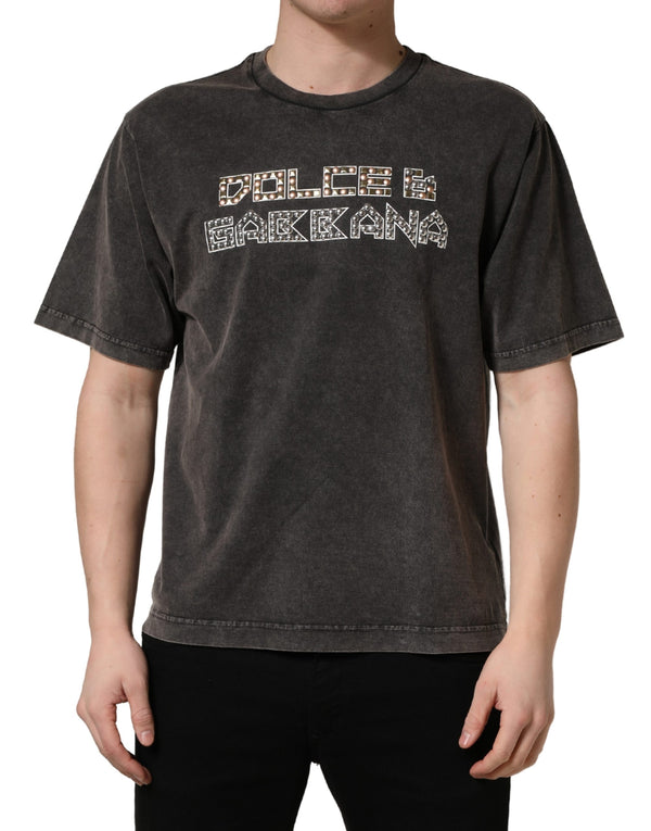 Dolce & Gabbana 100% Cotton t-shirt in gray
