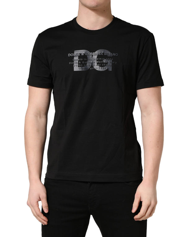 Dolce & Gabbana 100% Cotton t-shirt in black
