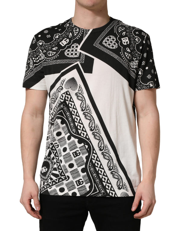 Dolce & Gabbana 100% Cotton t-shirt in black and white