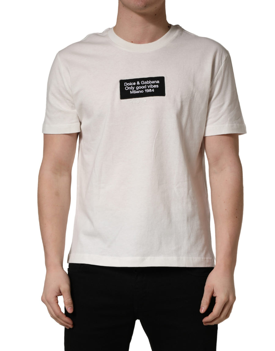 Dolce & Gabbana 59% Cotton t-shirt in white