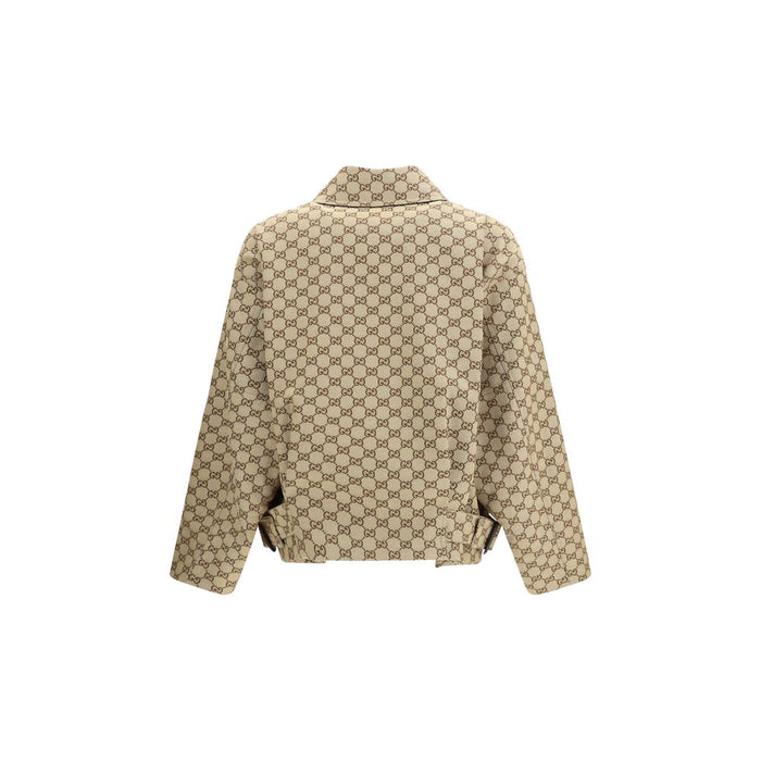 Gucci 100% Cotton jacket in beige — view 2
