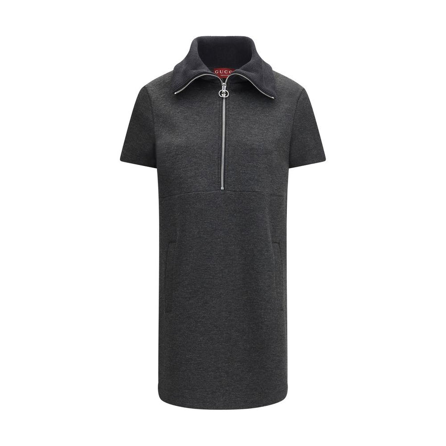 Gucci 100% Cotton tunic dress in gray