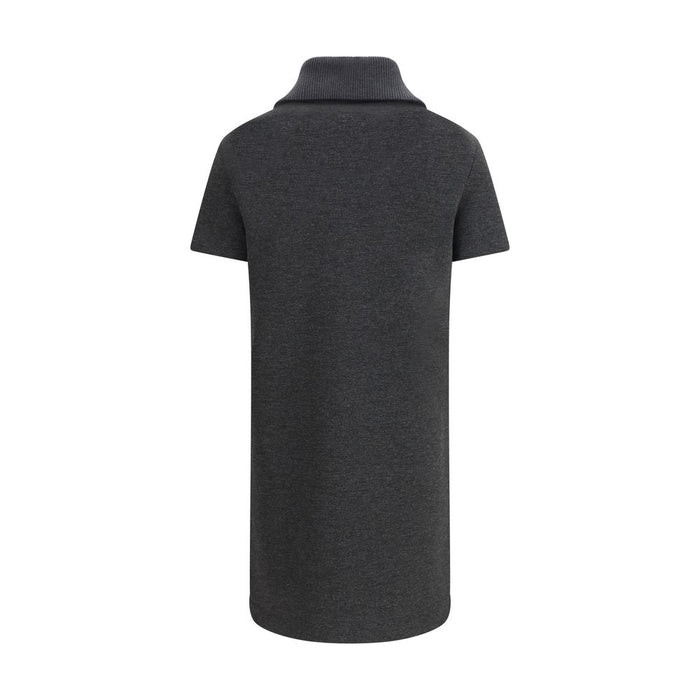 Gucci 100% Cotton tunic dress in gray — view 2