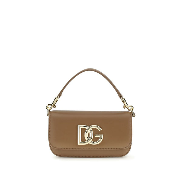 Dolce & Gabbana 100% Calf Leather Bos Taurus shoulder bag in brown