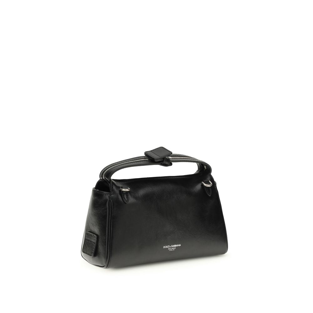 Black Calf Leather Bos Taurus Handbag Bag