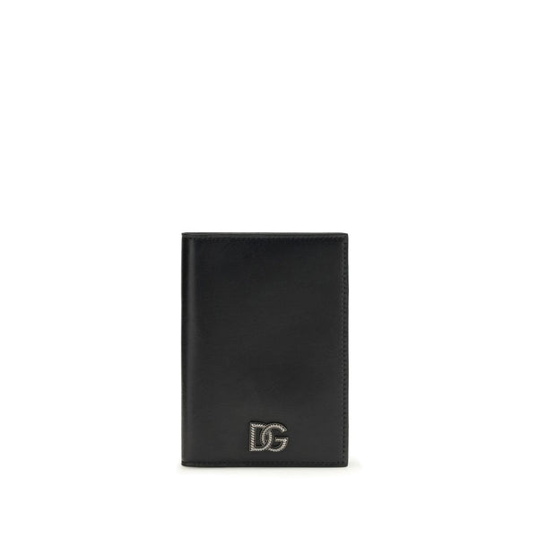 Dolce & Gabbana 100% Calf Leather Bos Taurus wallet in black
