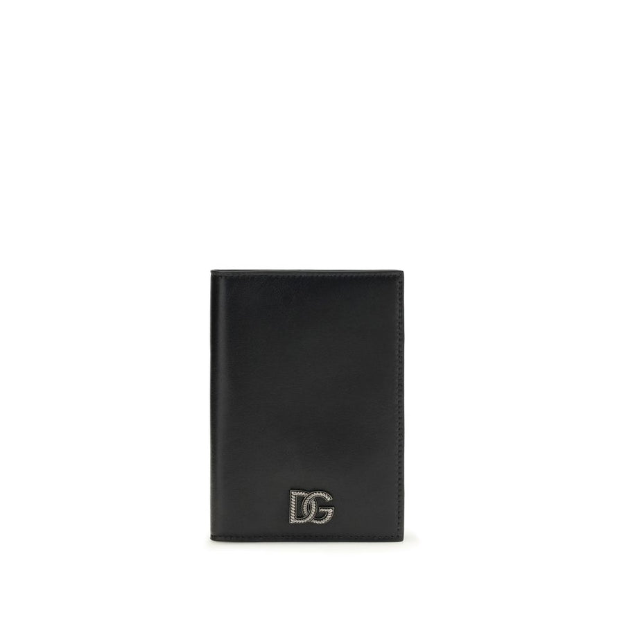 Dolce & Gabbana 100% Calf Leather Bos Taurus wallet in black