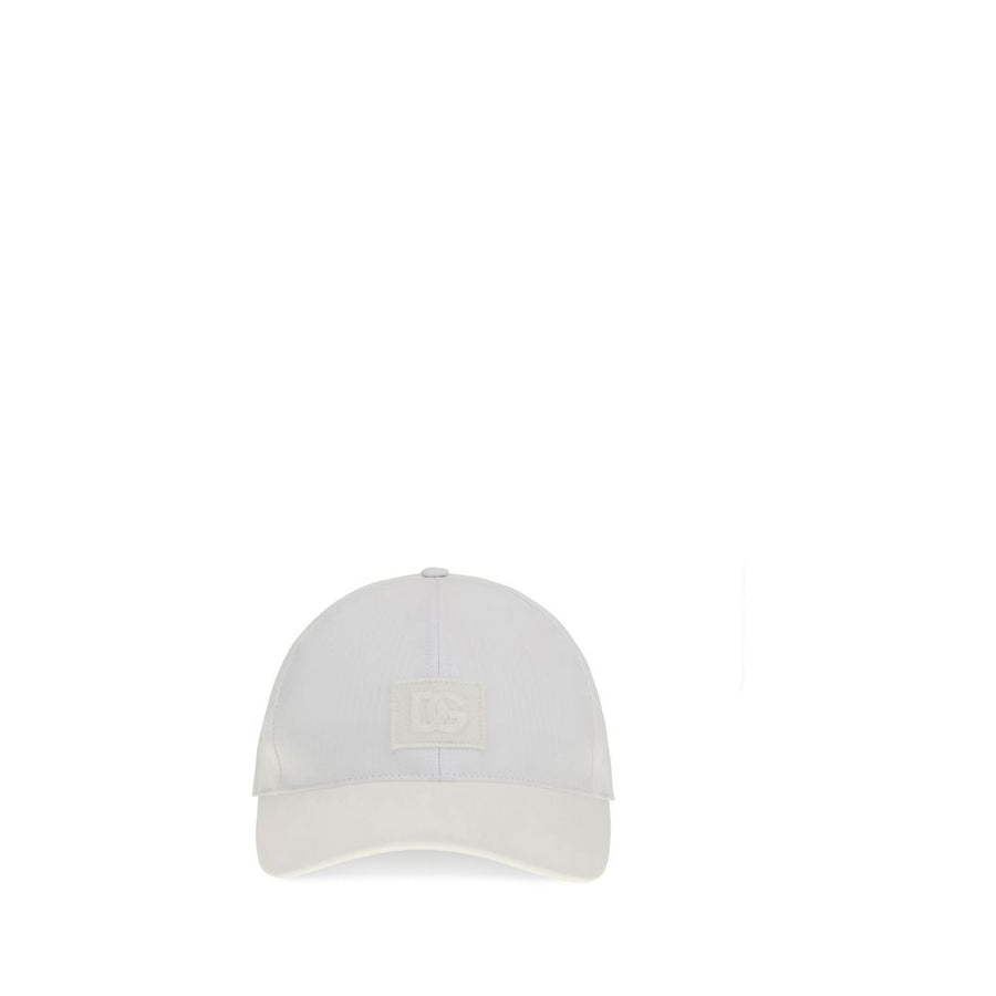 Dolce & Gabbana DOGH590ZGK064W0800BB 100% Cotton baseball cap in white