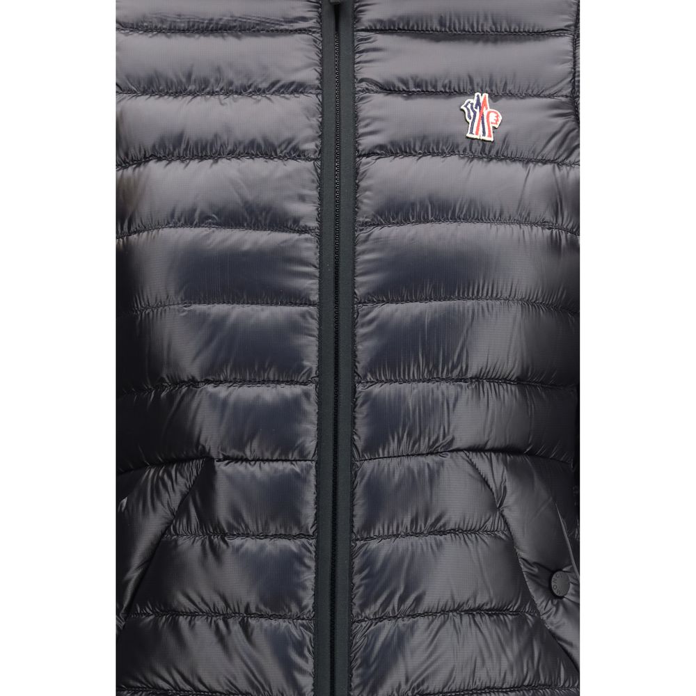 Moncler Grenoble 100% Polyamide down jacket in black — view 3
