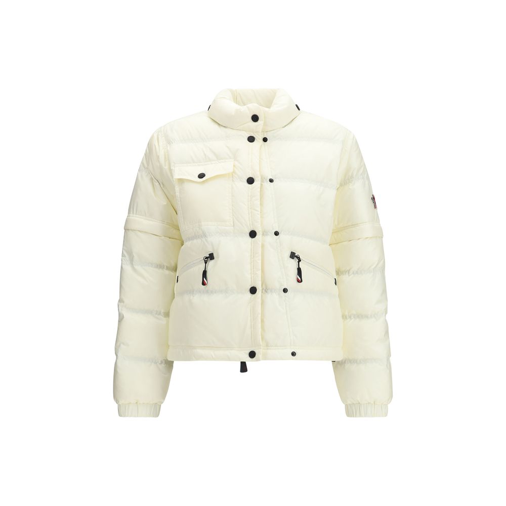 Beige Polyamide Coat Clothing