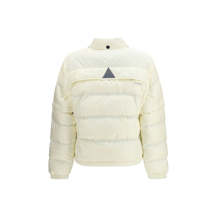 Beige Polyamide Coat Clothing