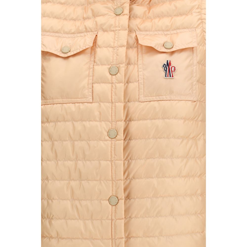 Moncler Grenoble 100% Polyamide vest in beige — view 3
