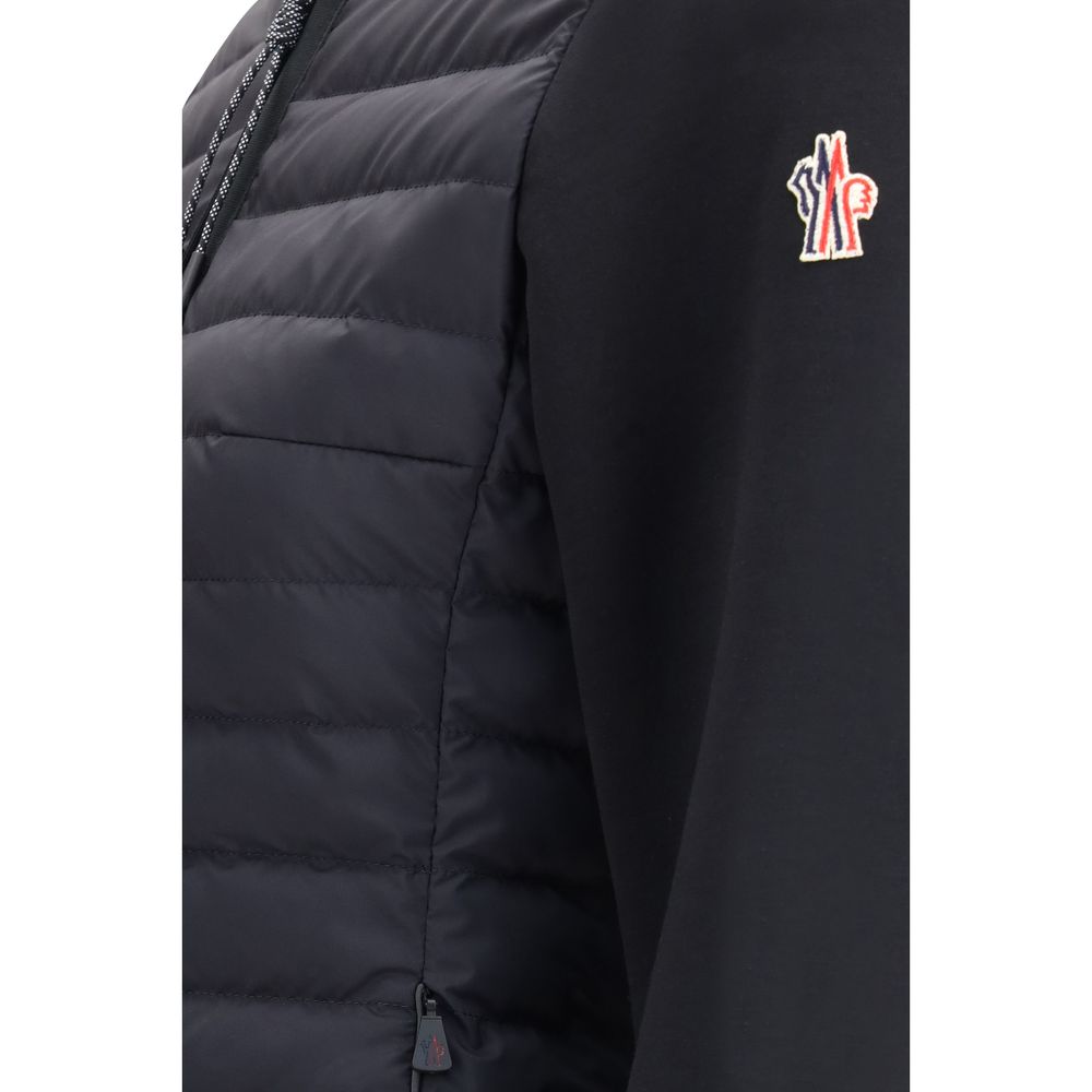 Moncler Grenoble 100% Polyamide down jacket in black — view 3