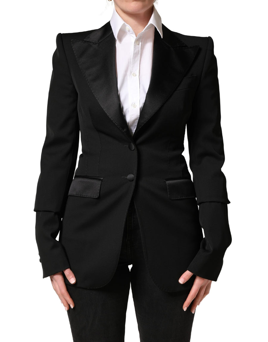 Dolce & Gabbana 60% Virgin Wool blazer in black