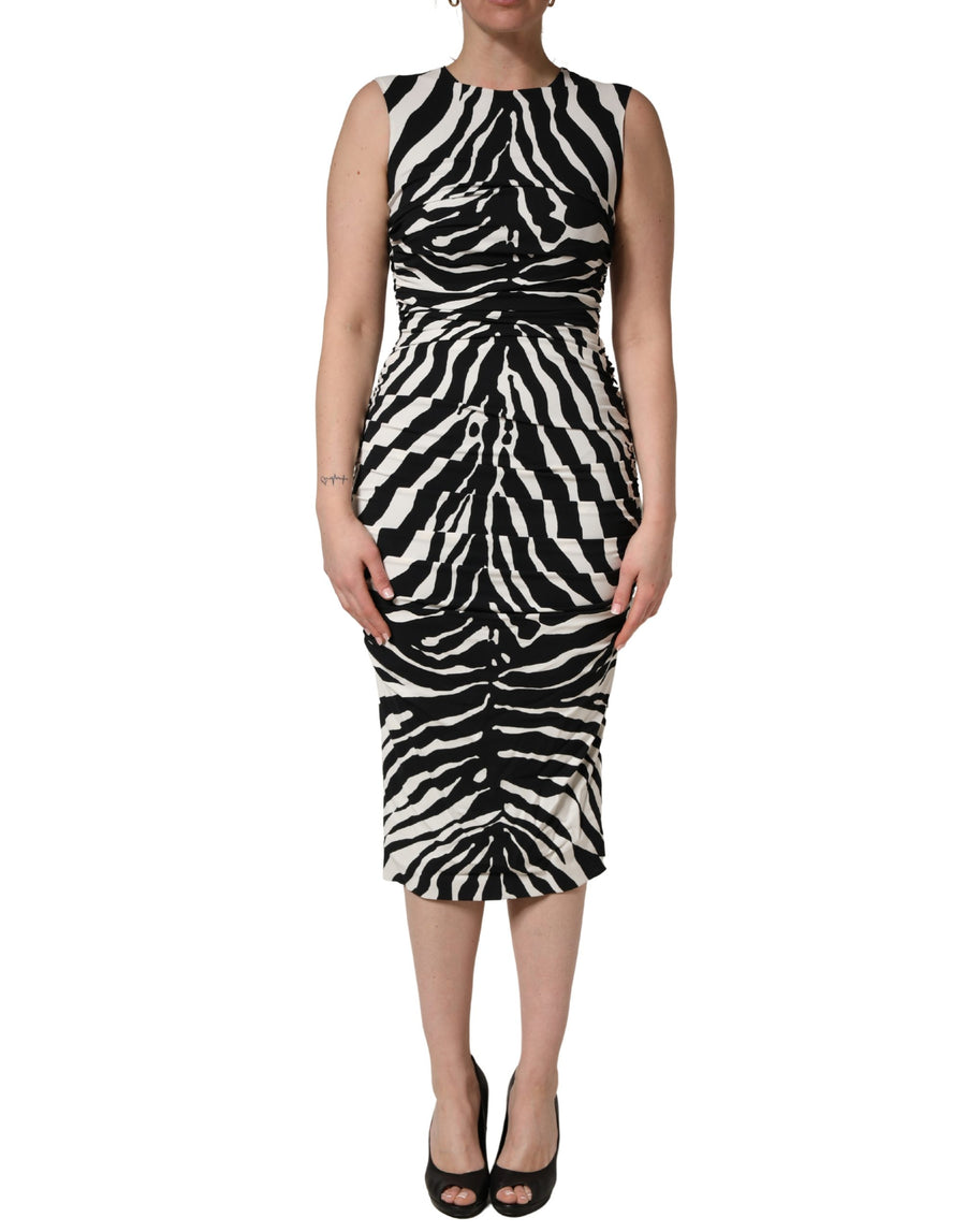 Dolce & Gabbana 97% Viscose 3% Elastane dress in black