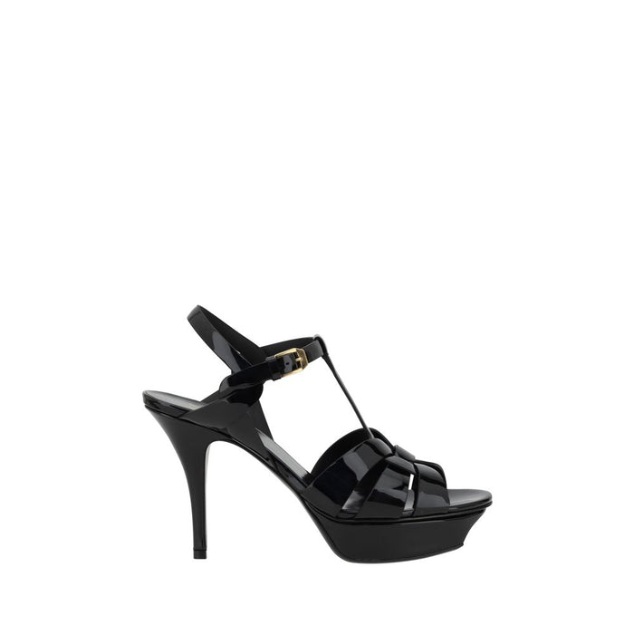 Saint Laurent Upper: 100% Calf Leather Bos Taurus; Sole: 100% Calf Leather Bos Taurus sandal in black