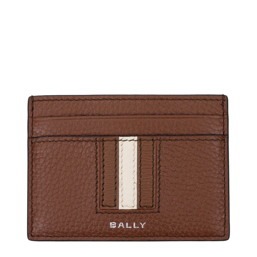Bally Leather card case in brown