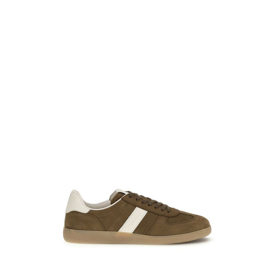 Tom Ford Upper 100% Calf Suede sneaker in brown