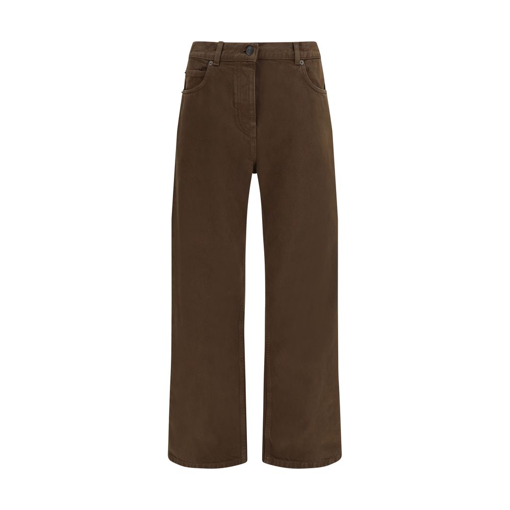 The Row 100% Cotton jeans in brown