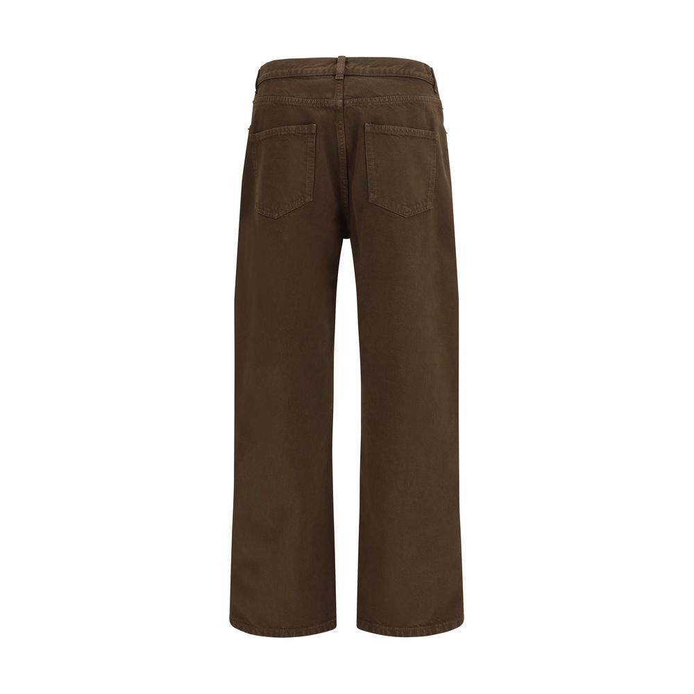The Row 100% Cotton jeans in brown — view 2