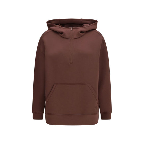 Max Mara 75% Modal hoodie in brown