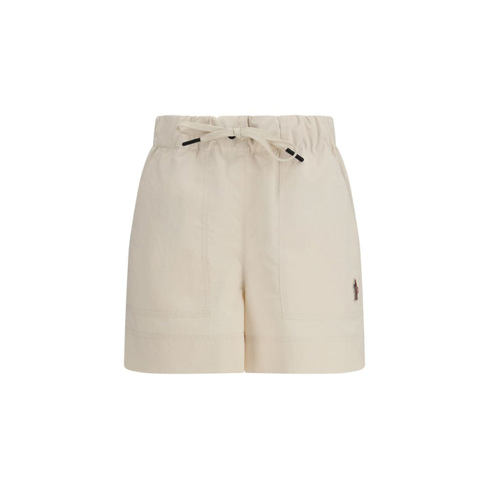 Moncler Grenoble 100% Polyester bermuda shorts in beige
