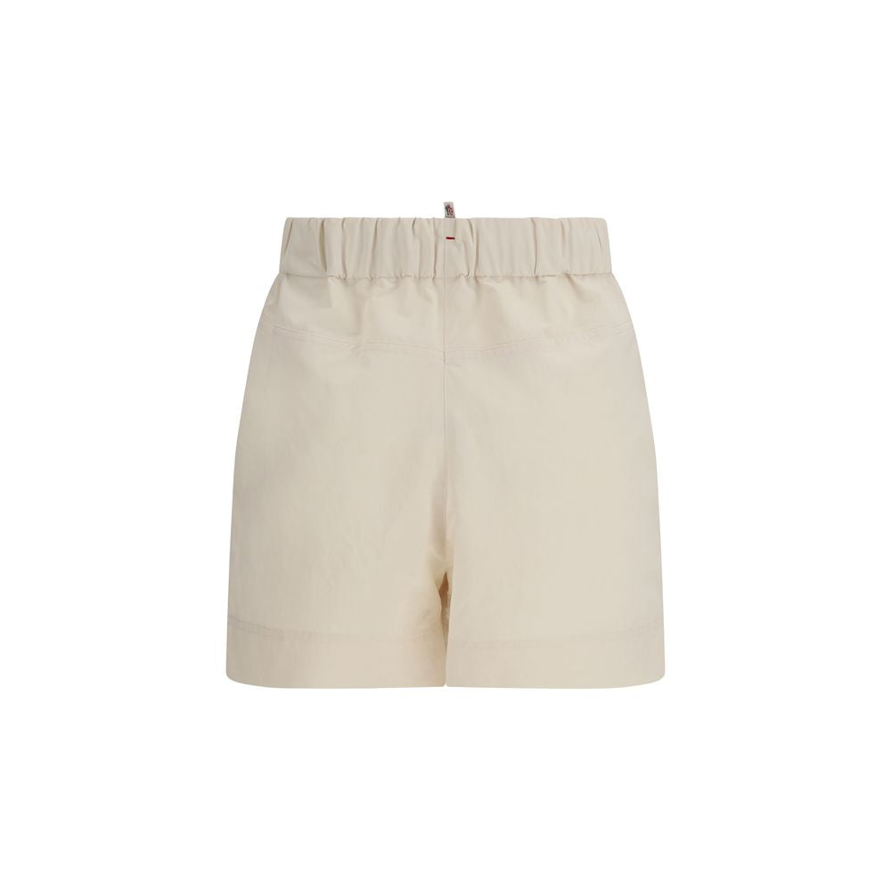 Moncler Grenoble 100% Polyester bermuda shorts in beige — view 2