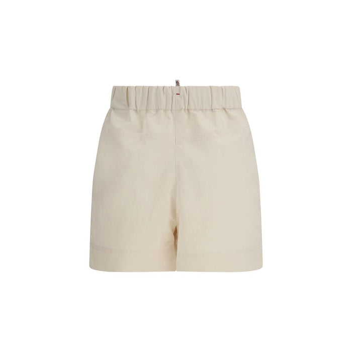 Moncler Grenoble 100% Polyester bermuda shorts in beige — view 2